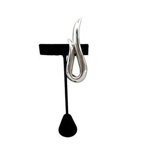 Vintage Large Taxco Mexico Sterling Silver Abstract Brooch Pin 925 Vintage 3.25"